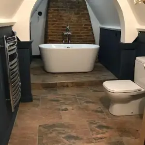 Bathroom in a loft conversion: Click Here To View Larger Image